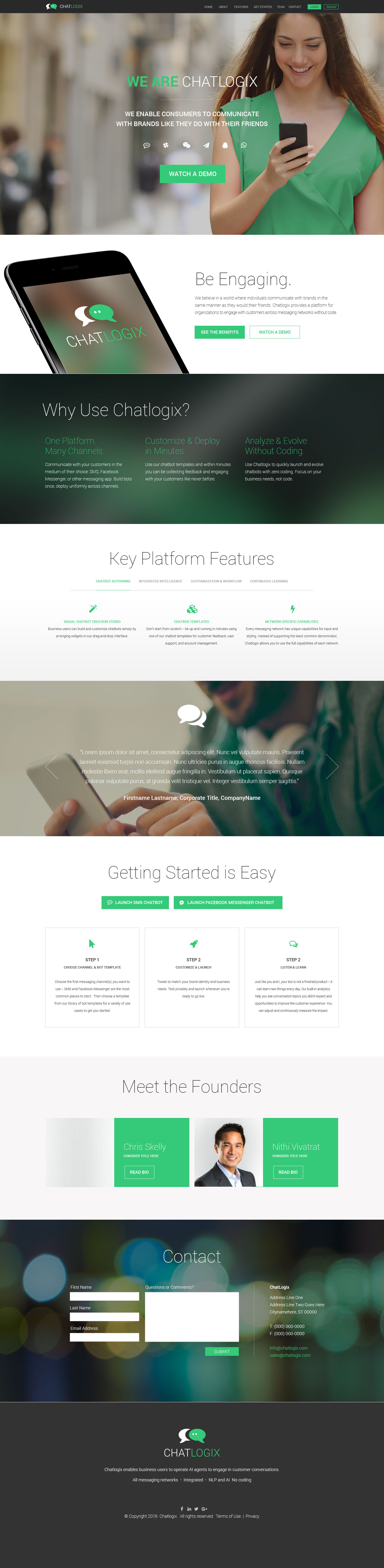 Twig portfolio project - ChatLogix