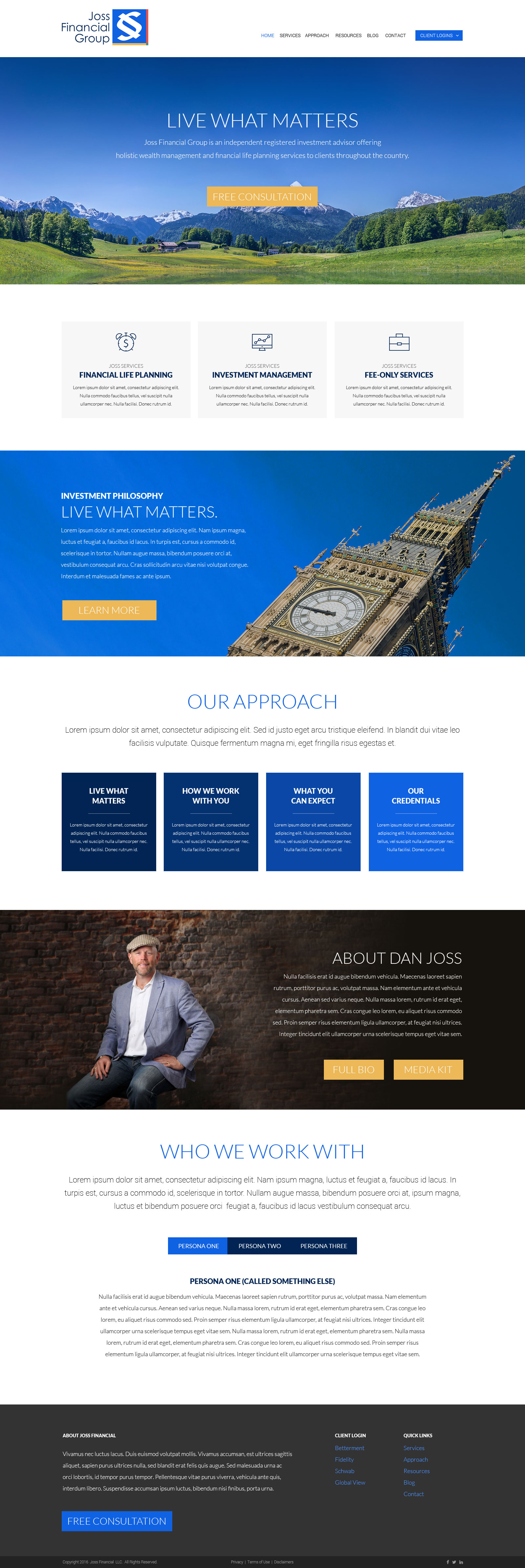 Twig portfolio project - Joss Financial