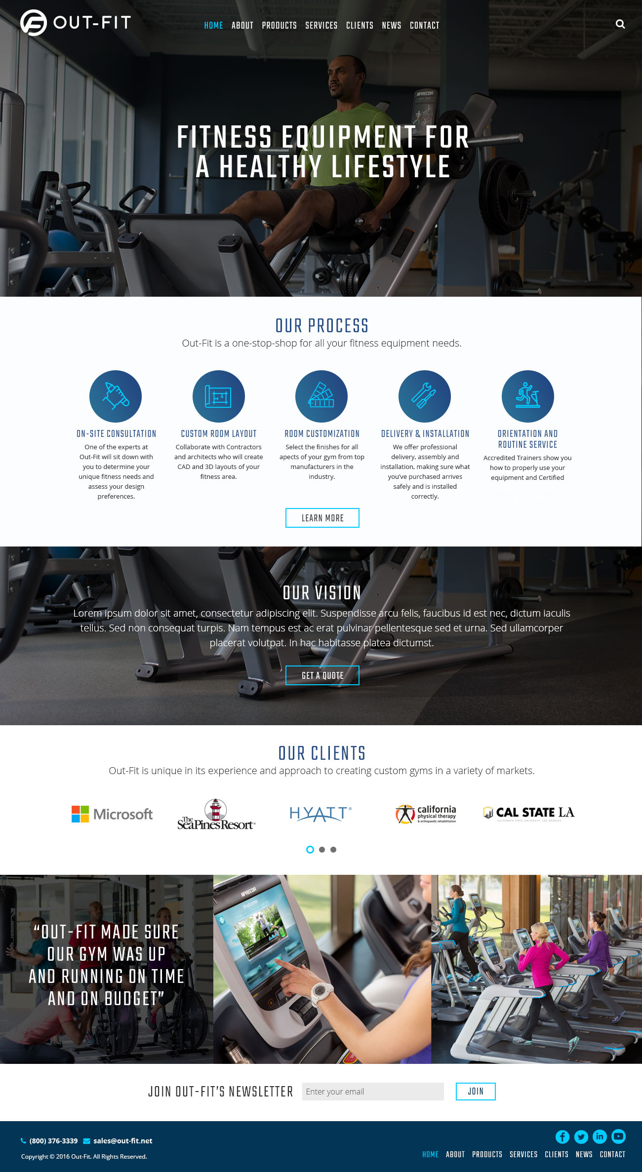 Twig portfolio project - Out-Fit