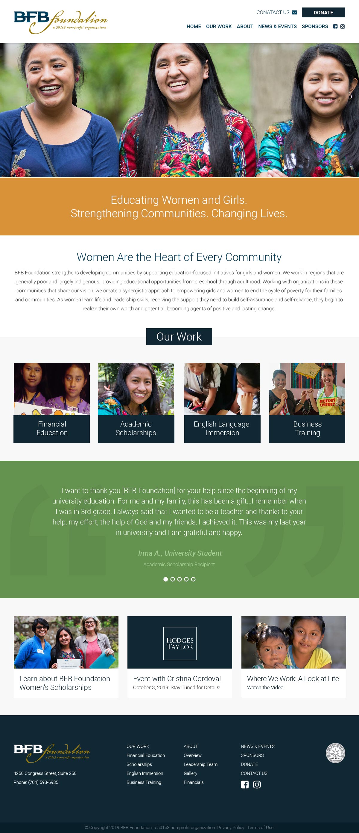 BFB Foundation (Homepage)